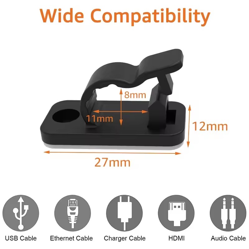 Self Adhesive Cable Clips Cord - Office Furniture review and price