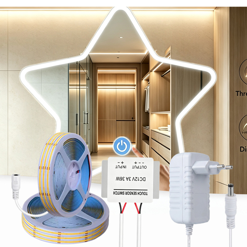 Dimmable Touch Control Bathroo - Dressing Table Vanity With Lighted Mirror review and price