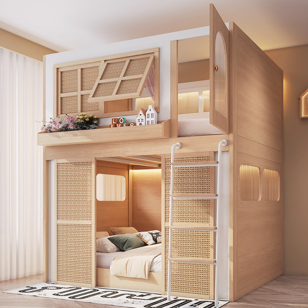 Bunk Bed with Separate Privacy - Bunk Bed With Stairs And Slide review and price