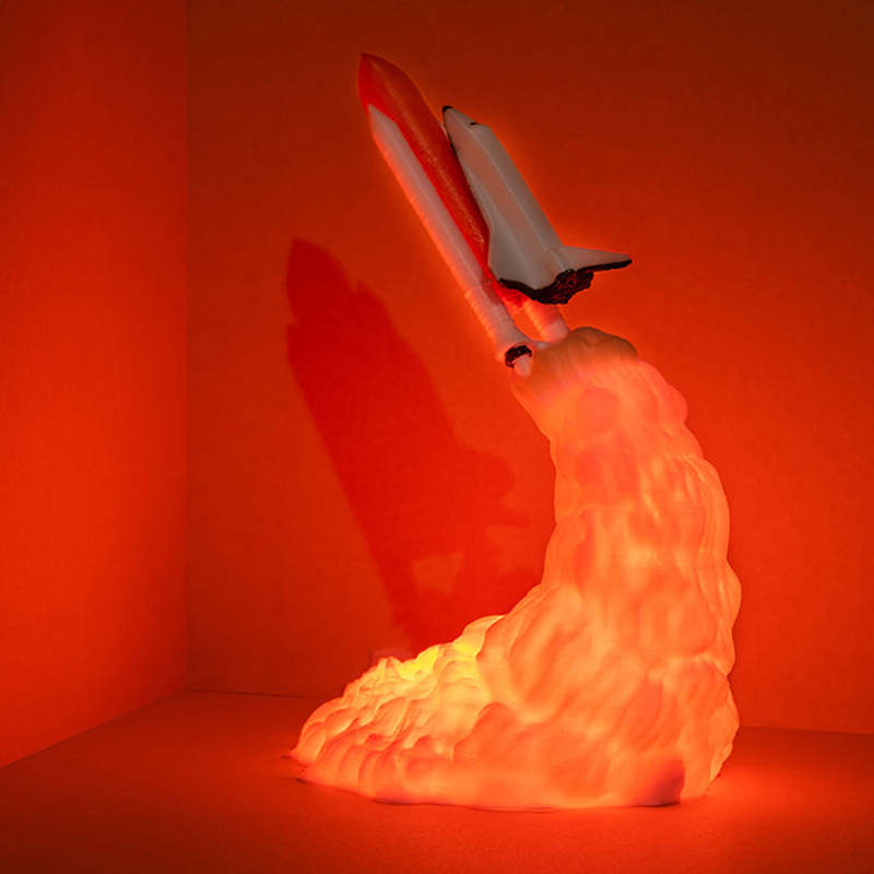 USB Rechargeable Space Shuttle - Floating Nightstand With Led Light review and price