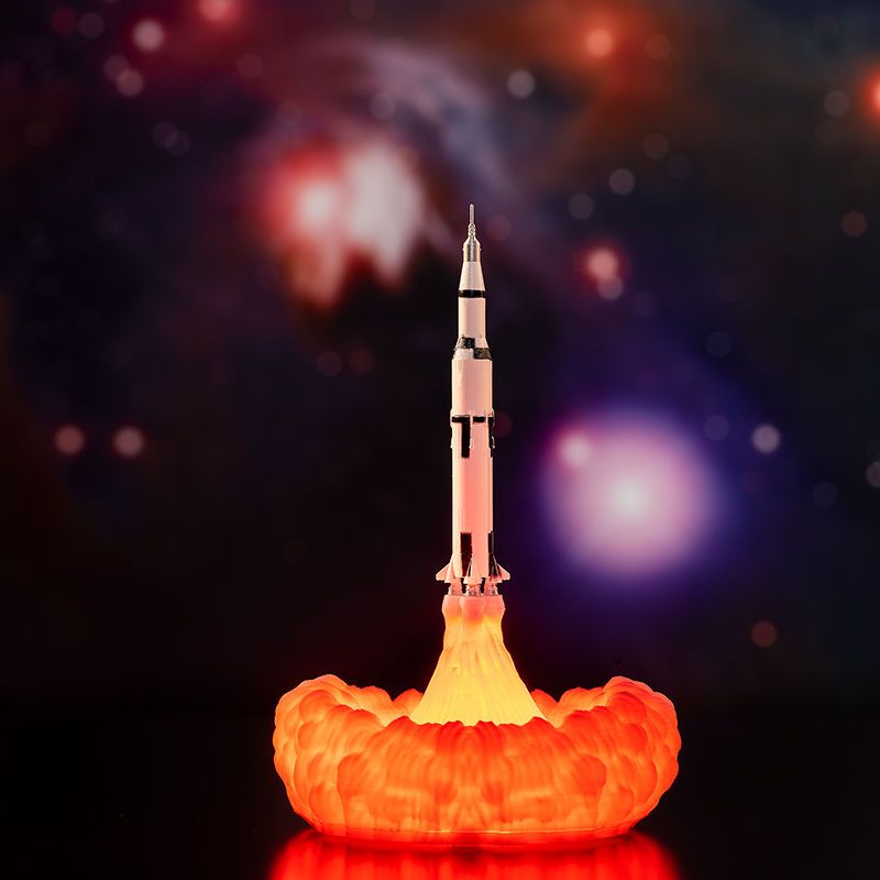 USB Rechargeable Space Shuttle - Floating Nightstand With Led Light review and price