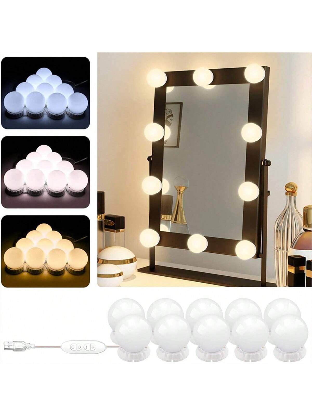 New Detachable Bulbs Professio - Dressing Table Vanity With Lighted Mirror review and price
