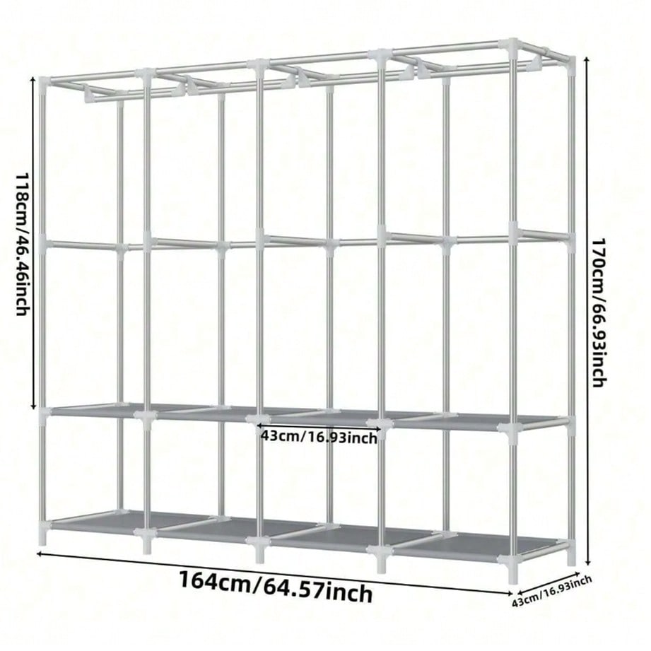 Large Portable Closet Wardrobe - Wardrobe Closet Portable Fabric Cover review and price