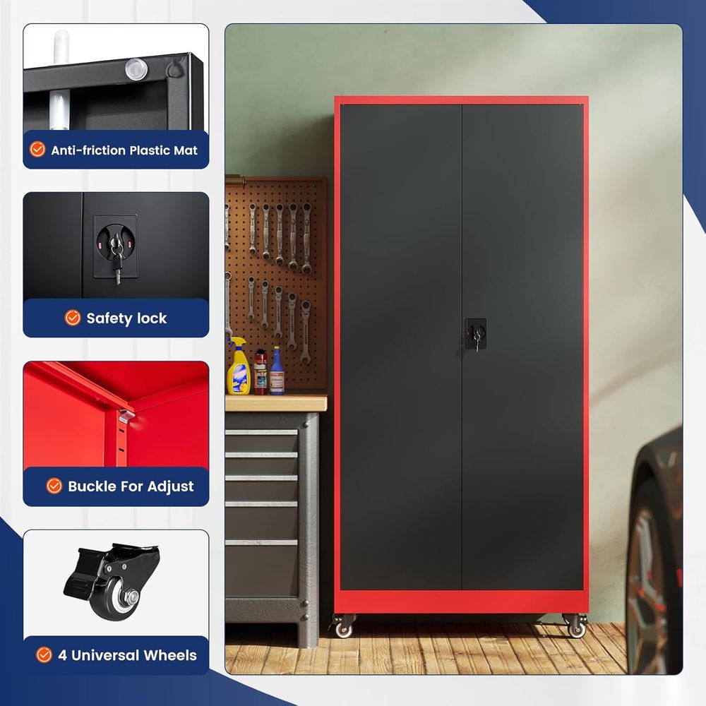 Metal Garage Storage Cabinet w - Storage review and price